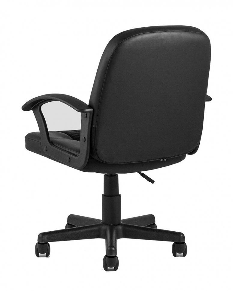 Кресло компьютерное офисное Comfort (TopChairs) Экокожа Черный