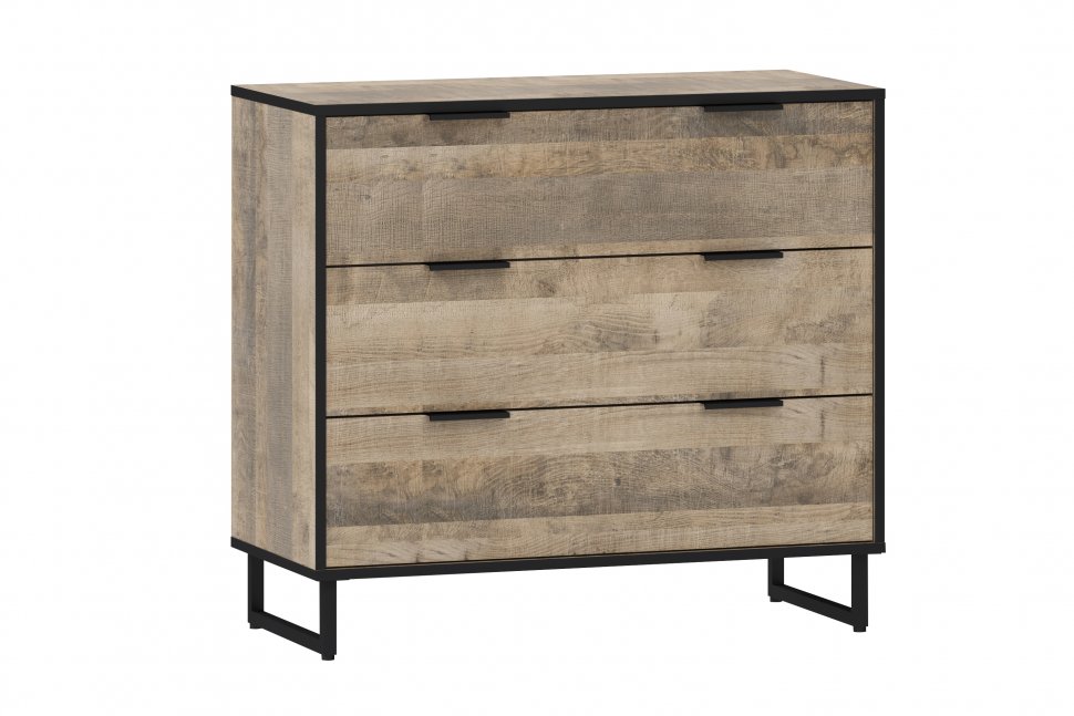 НМ 014.25 Комод Фолк Дуб Гранж песочный