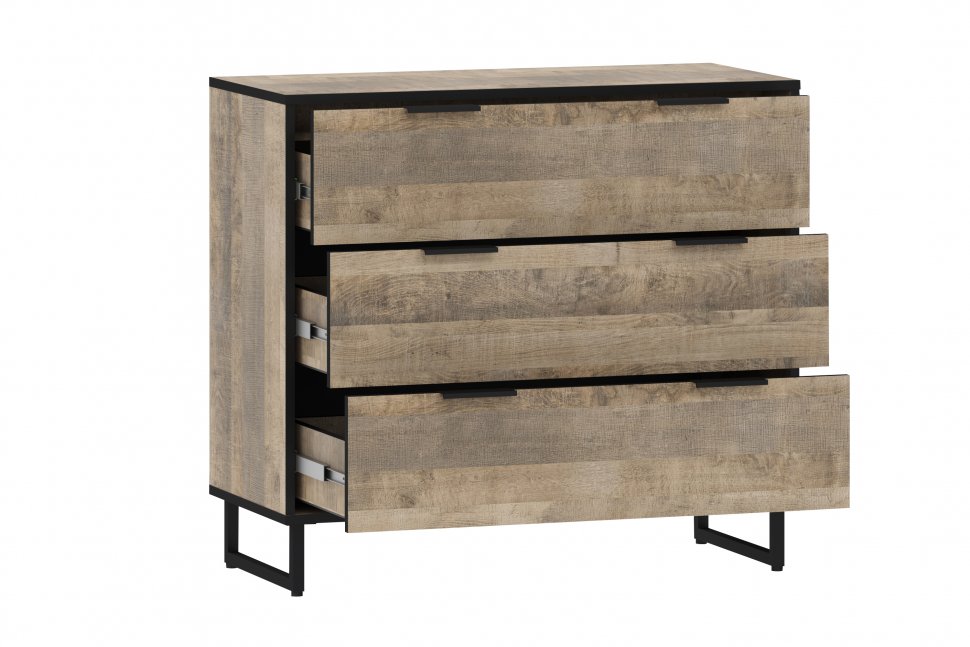 НМ 014.25 Комод Фолк Дуб Гранж песочный