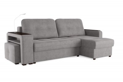 Диван угловой Smart 4 Б4-2Т-1Пф-Б3 Велюр Кашемир 890