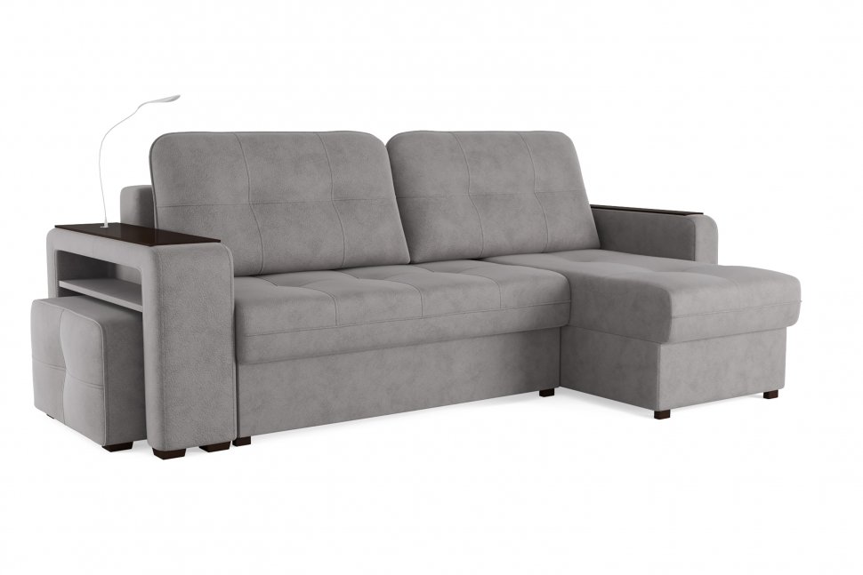 Диван угловой Smart 4 Б4-2Т-1Пф-Б3 Велюр Кашемир 890