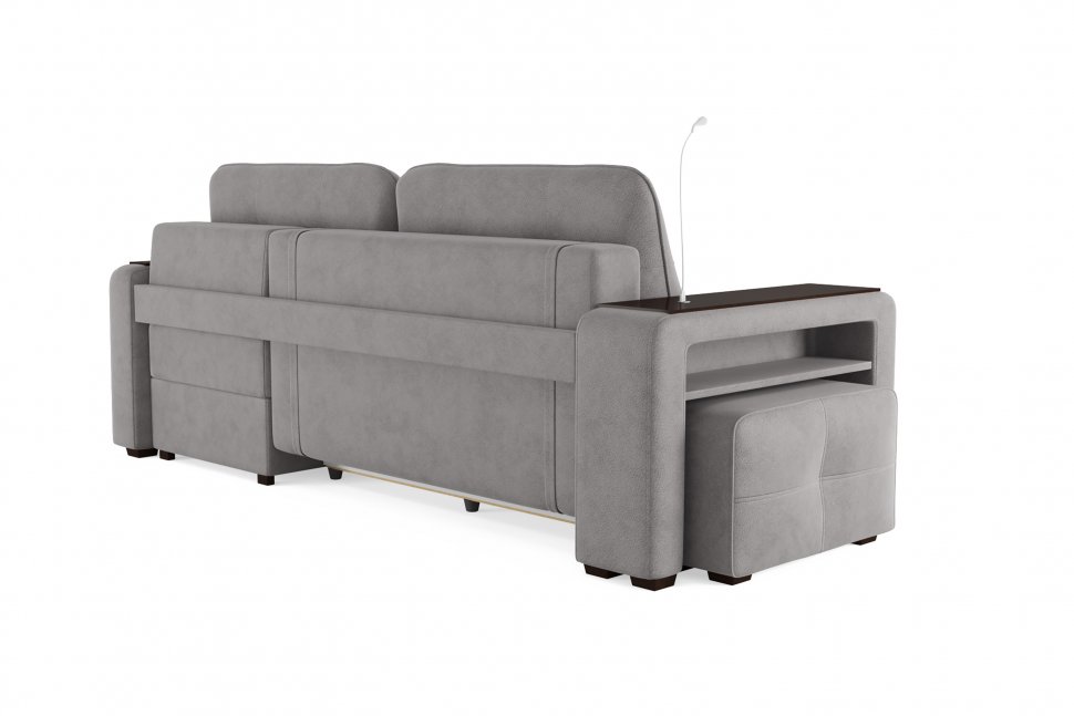 Диван угловой Smart 4 Б4-2Т-1Пф-Б3 Велюр Кашемир 890