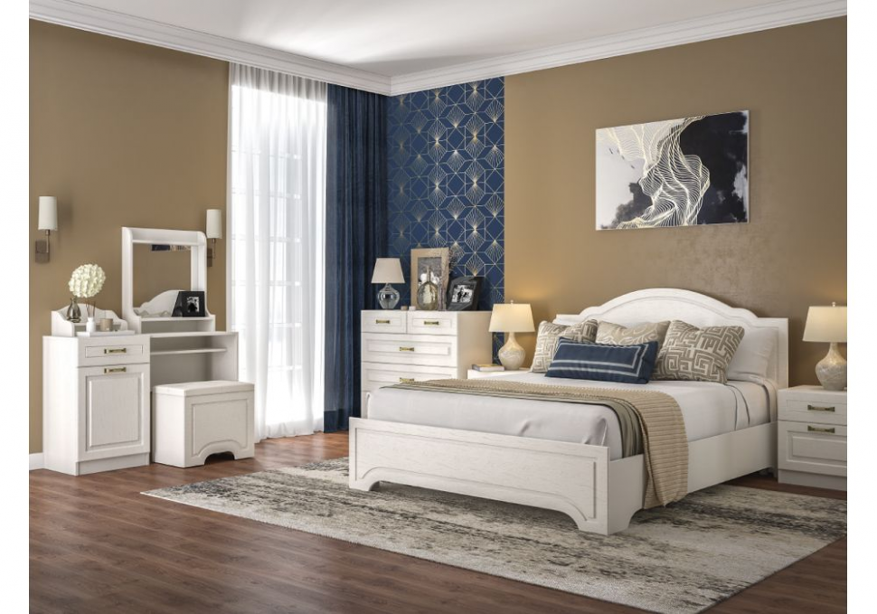 Ливерпуль Комод 10.103.01 Белый/Ясень ваниль