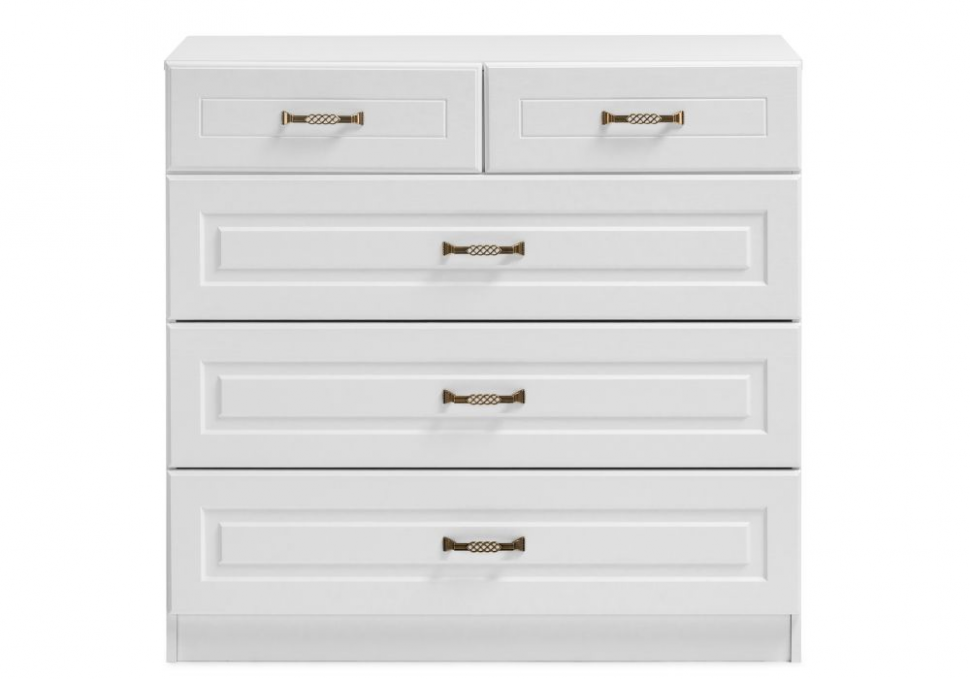 Ливерпуль Комод 10.103.01 Белый/Ясень ваниль