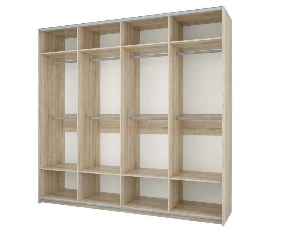 Шкаф Фортуна-1 (2400) 600/600/600/600 Семья Мебелони