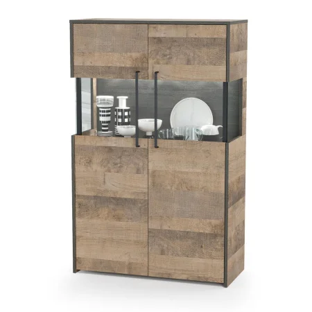 Трувор комод с витриной 13.306 Дуб Гранж Песочный/Интра