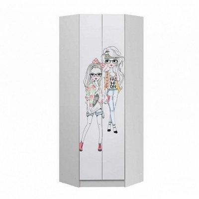 Шкаф угловой FASHION, Белый