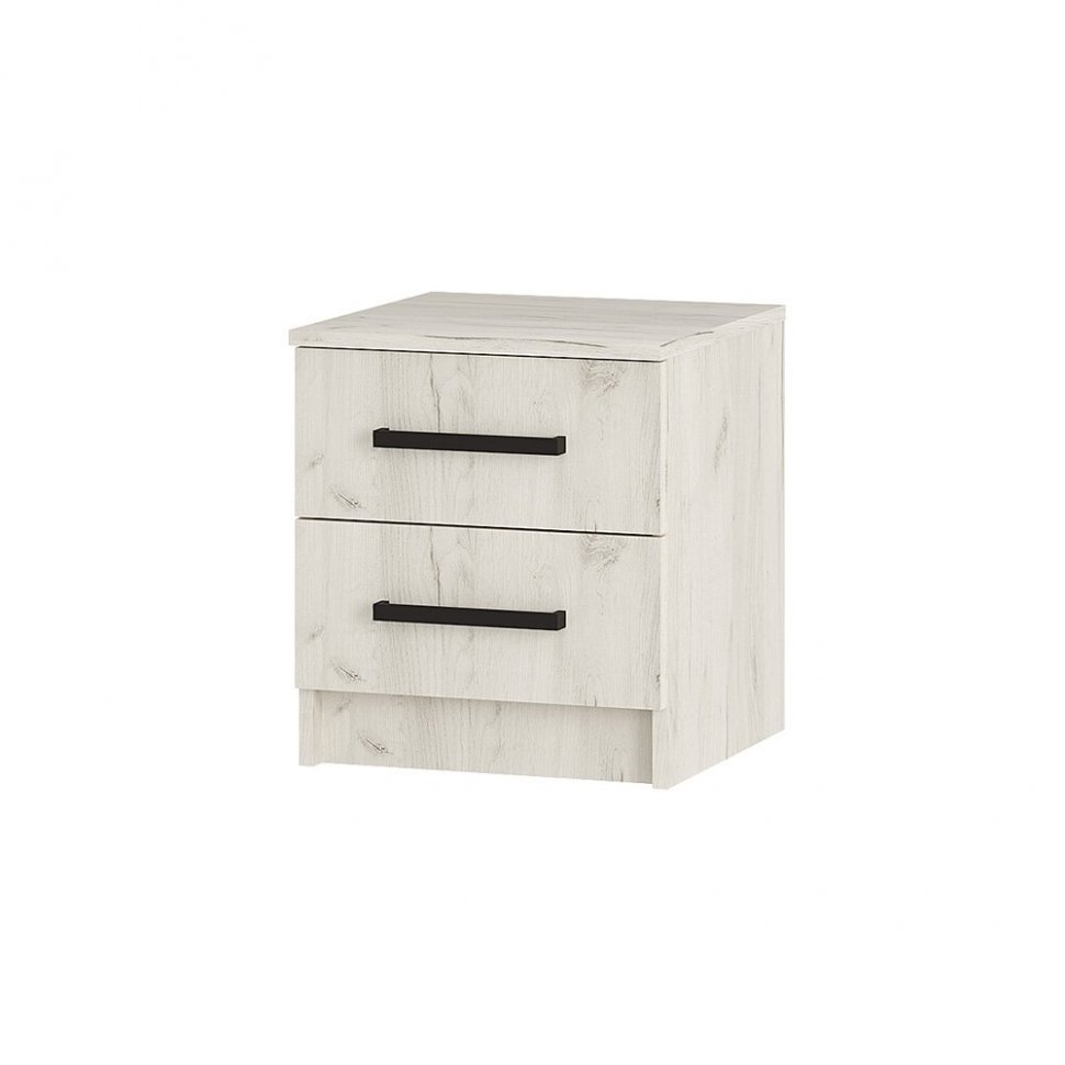 Тумбы прикроватные Фиеста (2 шт.), Дуб крафт белый
