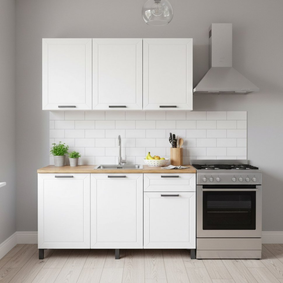 Кухня Мадрид 1500 белый