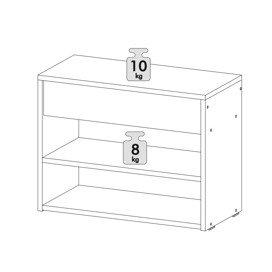 Тумба для обуви Айден ОБ06-600 Белый