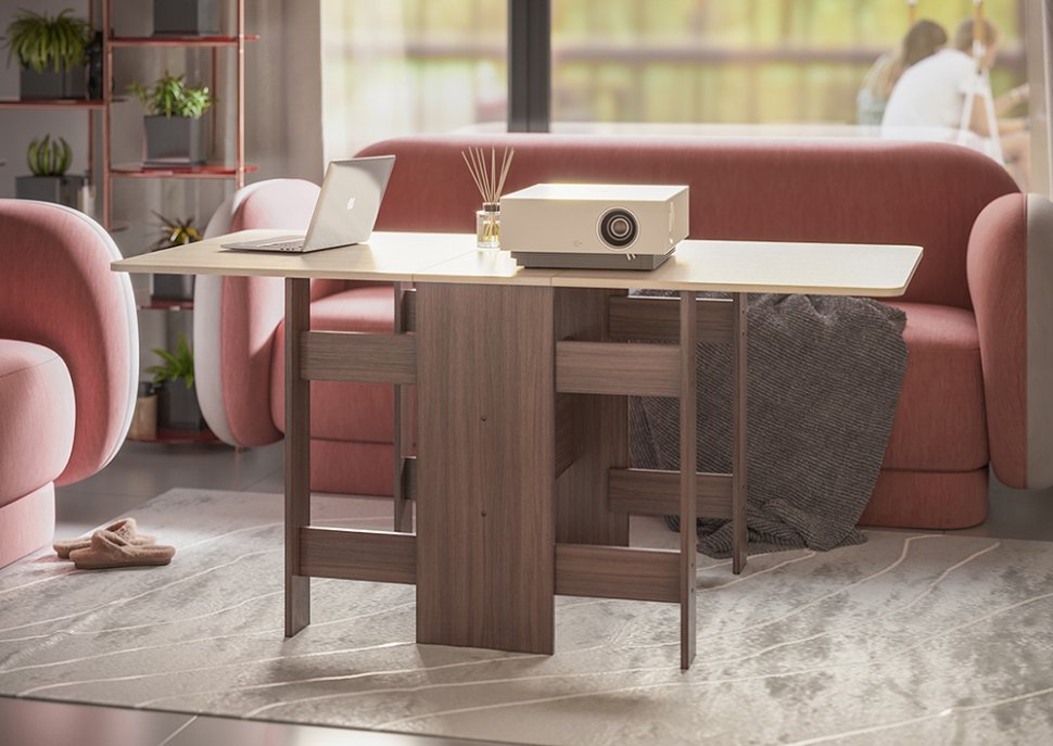 Стол-книжка СТК-003 Ясень Шимо темный / Ясень Шимо светлый