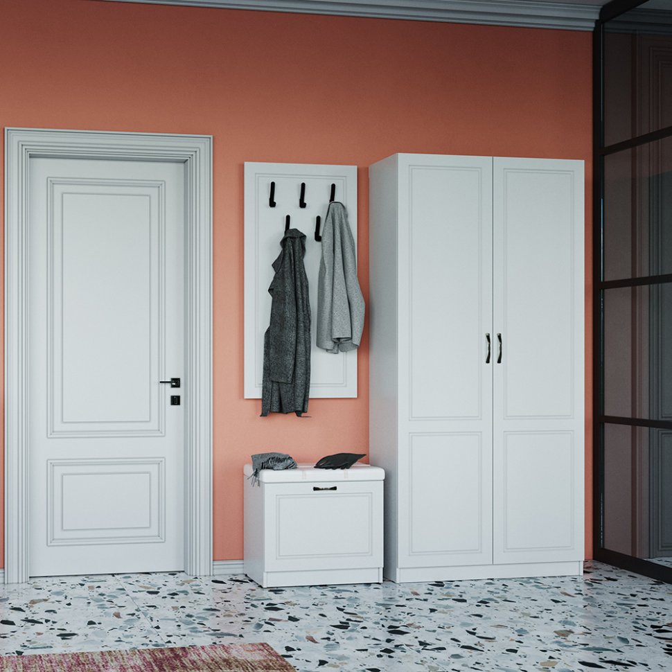 Вешалка Апполия (ТЭКС) 600 Белый дуб