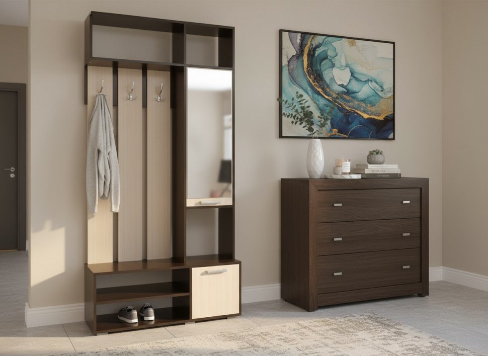 Ивушка 23 Прихожая Бодега Темный / Светлый