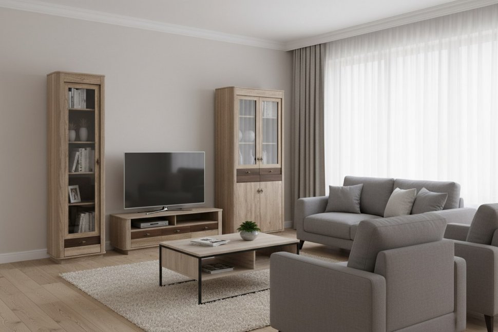 Гостиная Фантазия дуб каньон/дуб кальяри