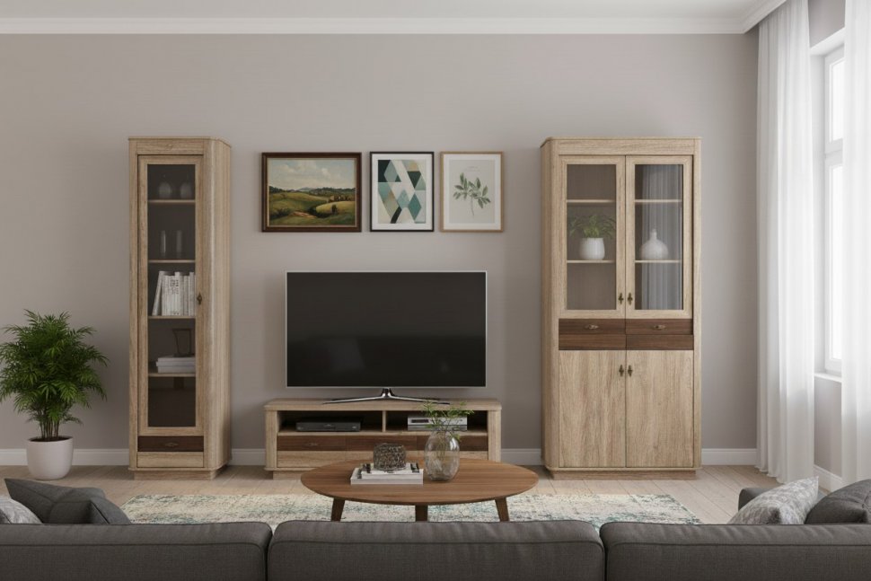 Гостиная Фантазия дуб каньон/дуб кальяри