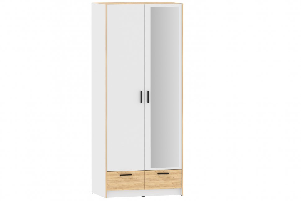 Спальня Оттавия 1 Белый/Дуб золотой