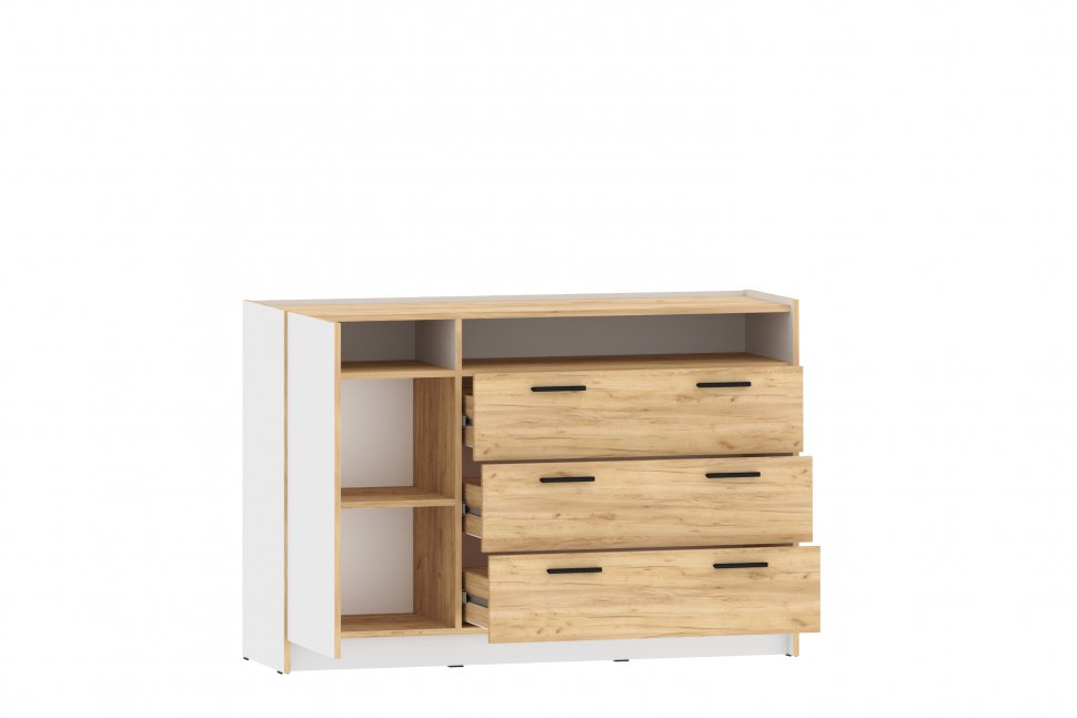 Спальня Оттавия 1 Белый/Дуб золотой