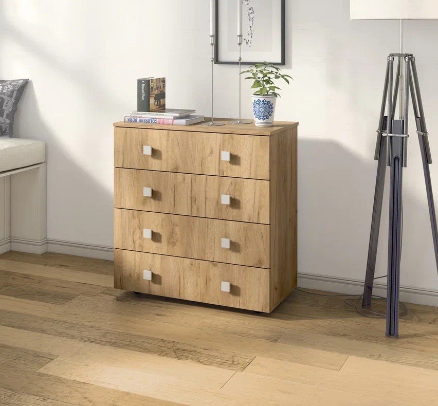 Комод Лофт-4 Дуб Крафт