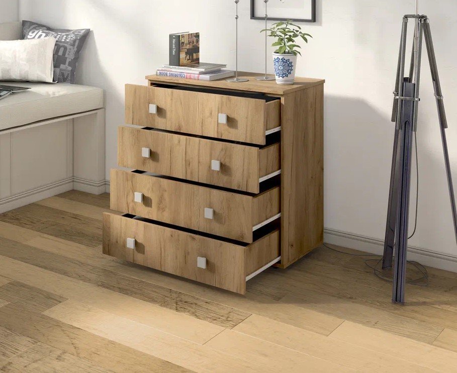 Комод Лофт-4 Дуб Крафт