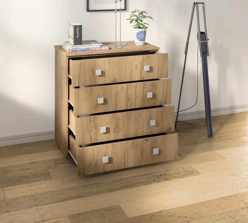 Комод Лофт-4 Дуб Крафт