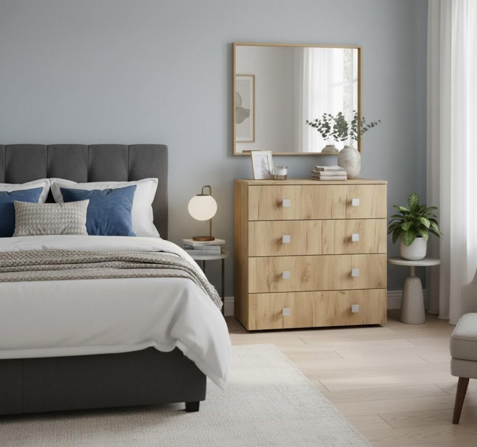 Комод Лофт-4 Дуб Крафт