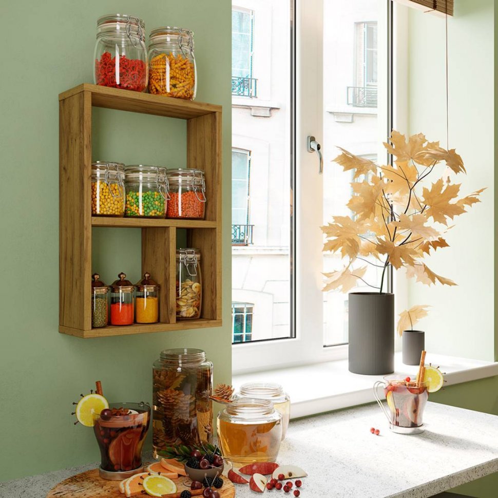 Полка Ион 6, крафт