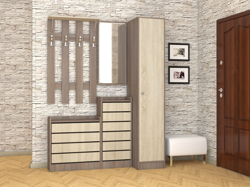 Зеркало ЯПЗ-1 Ямайка ТЭКС (Ясень шимо)