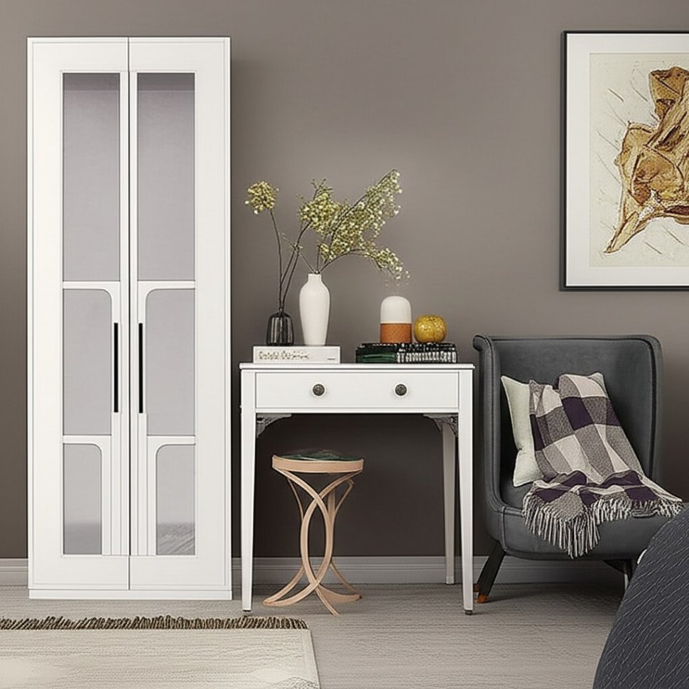 Валенсия шкаф для одежды 13.329 Белый