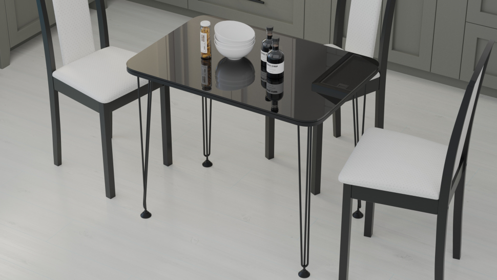 Стул с мягкой спинкой Сакура (венге / Белый Пунто)