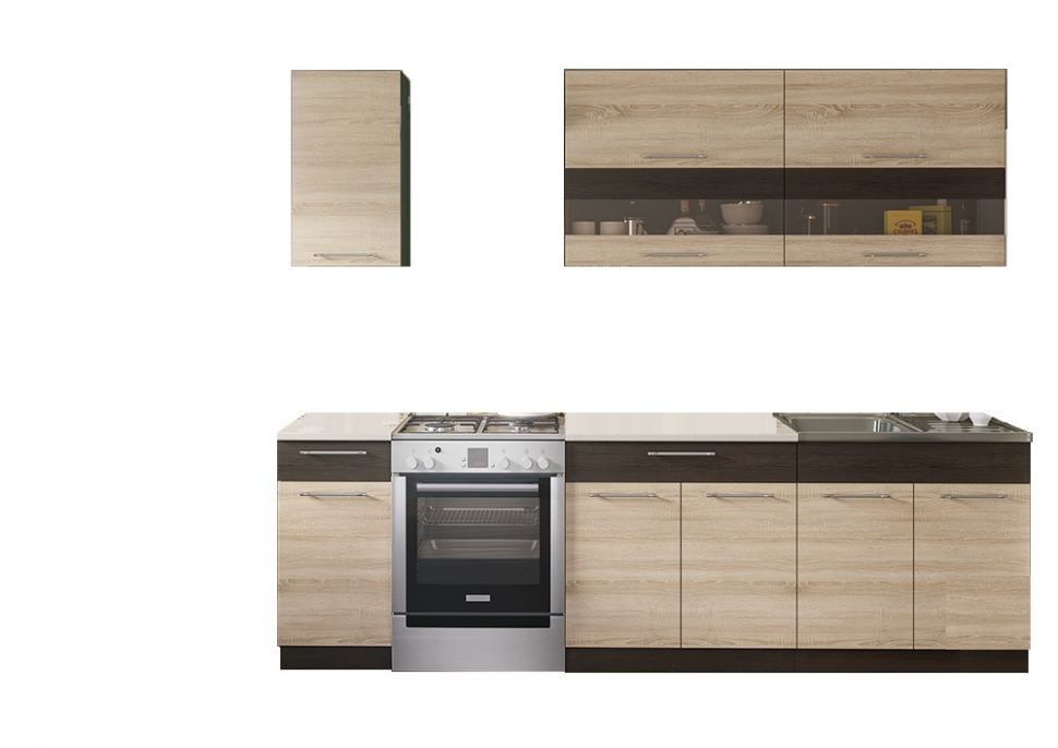 Кухня Маша 2,0 м, дуб сонома