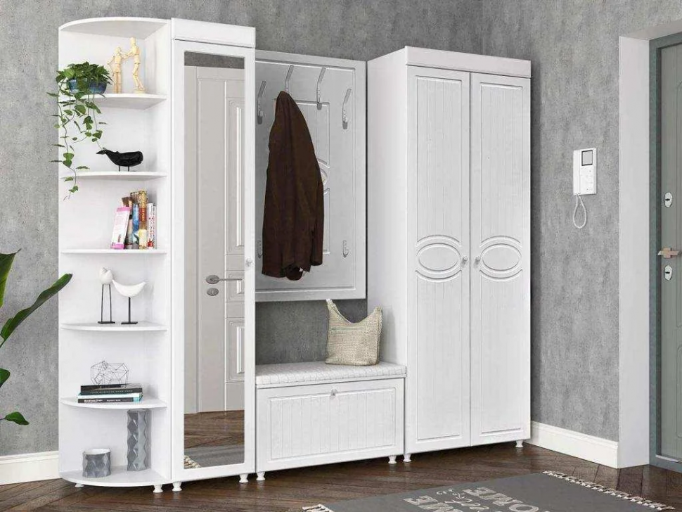 Прихожая Монако-9 белое дерево