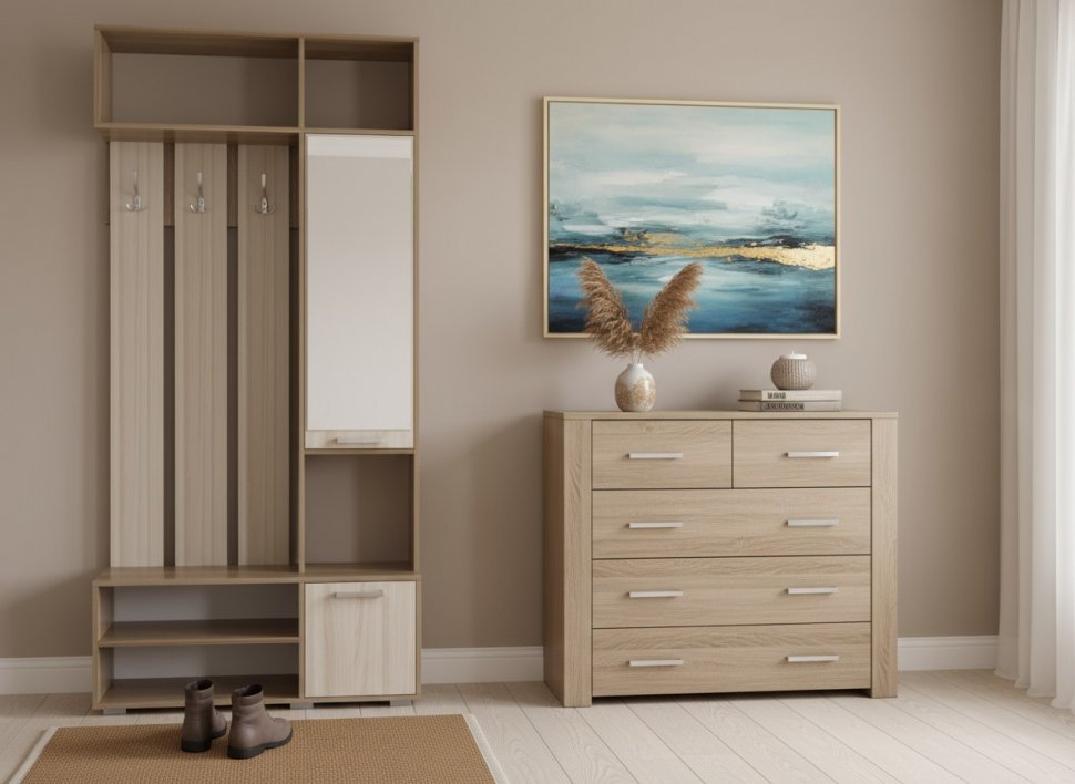 Ивушка 23 Прихожая Ясень Шимо Темный / Светлый