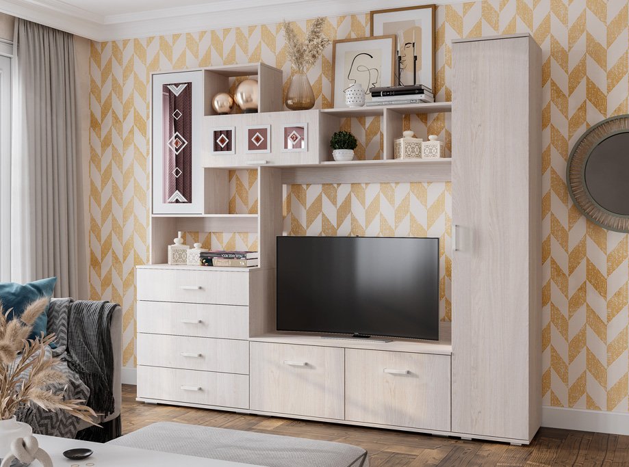 Центральная секция Белла (БТС) Ясень белый