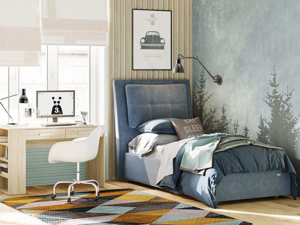 Кровать Ester 900 модель 311 Галакси лайт 22