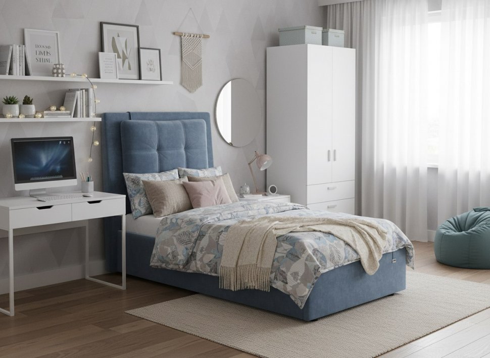 Кровать Ester 900 модель 311 Галакси лайт 22