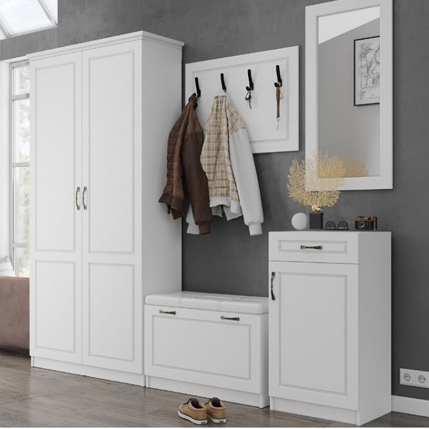 Вешалка Апполия (ТЭКС) 800 Белый дуб