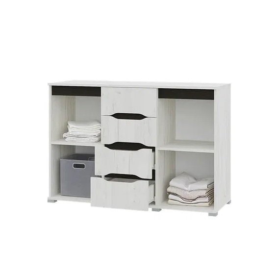 Комод-тумба 1200 Вега (Горизонт) Крафт белый