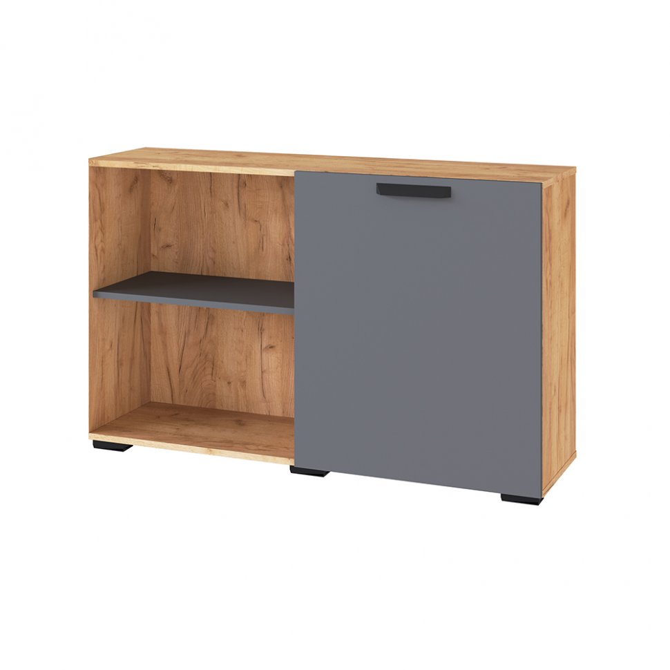 Тумба Квартет-13 (ТЭКС) Графит Серый