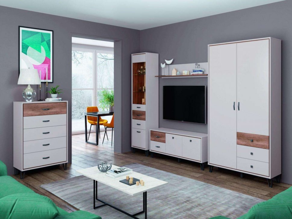 Гостиная Рио Кашемир / Дуб каньон