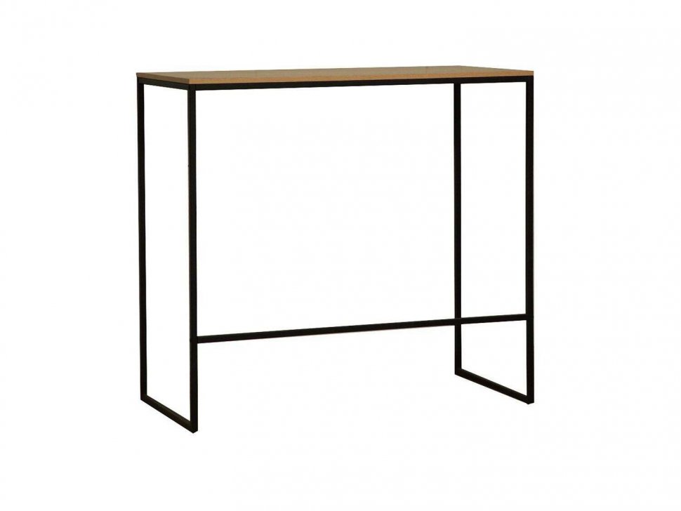 Стол обеденный 42.45 Бемоль Дуб вотан/металл черный