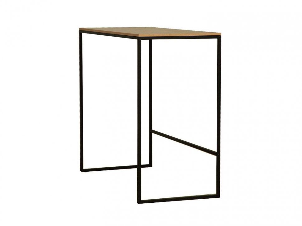 Стол обеденный 42.45 Бемоль Дуб вотан/металл черный