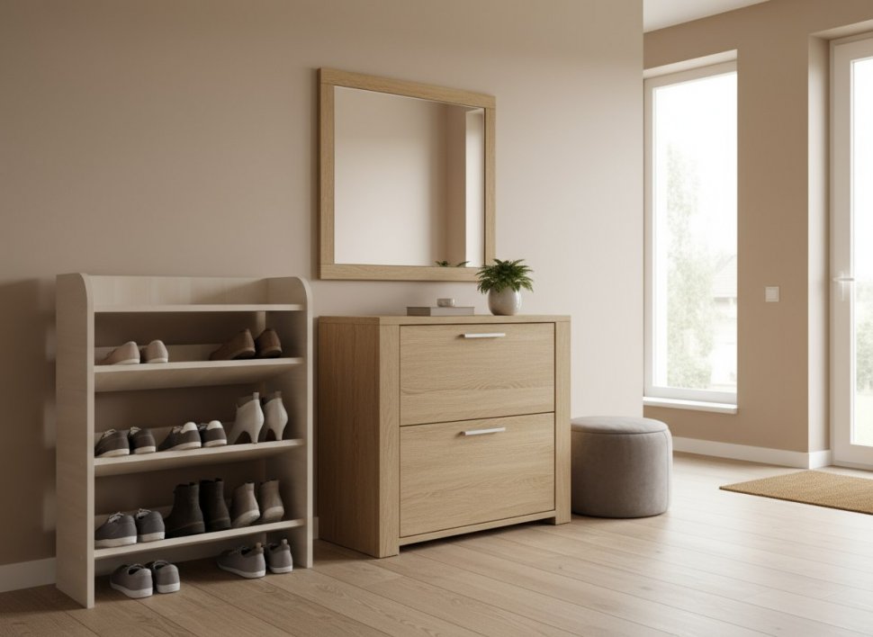 Ивушка 8 Тумба для обуви Бодега светлый