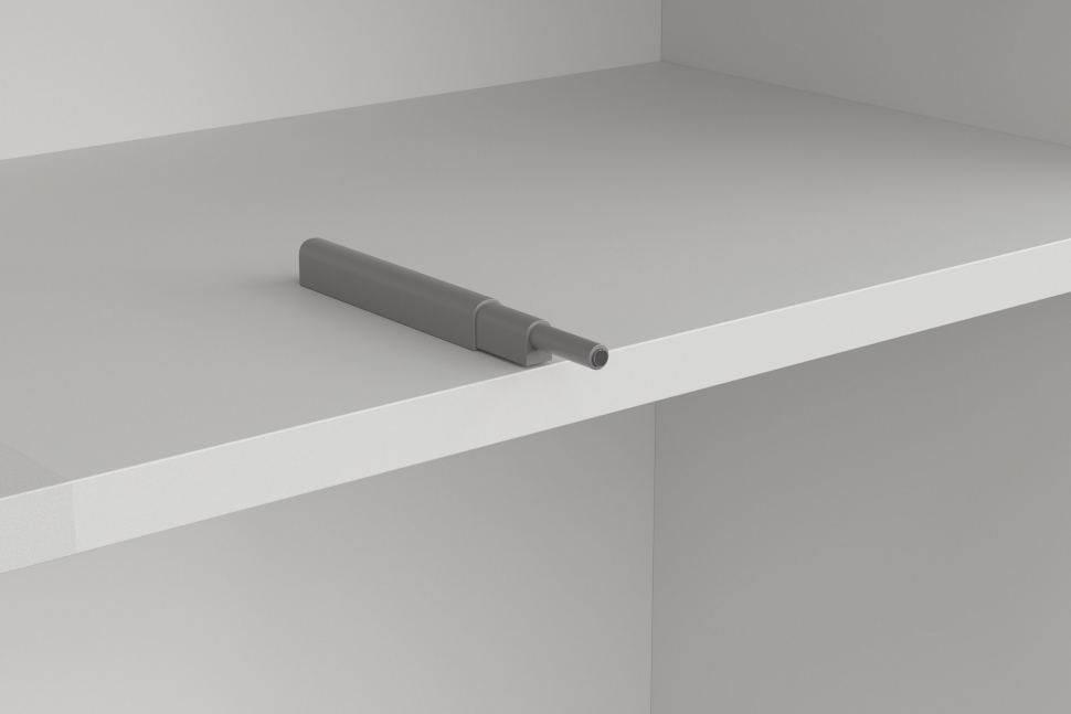 Кухня София 3м, Белый, Бланж, Графит матовый, Антарес