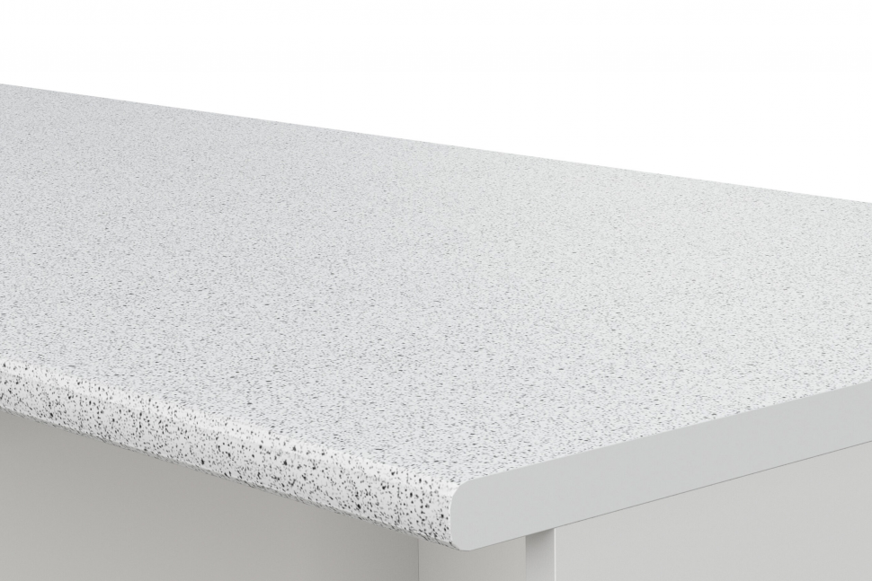 Кухня София 3м, Белый, Бланж, Графит матовый, Антарес