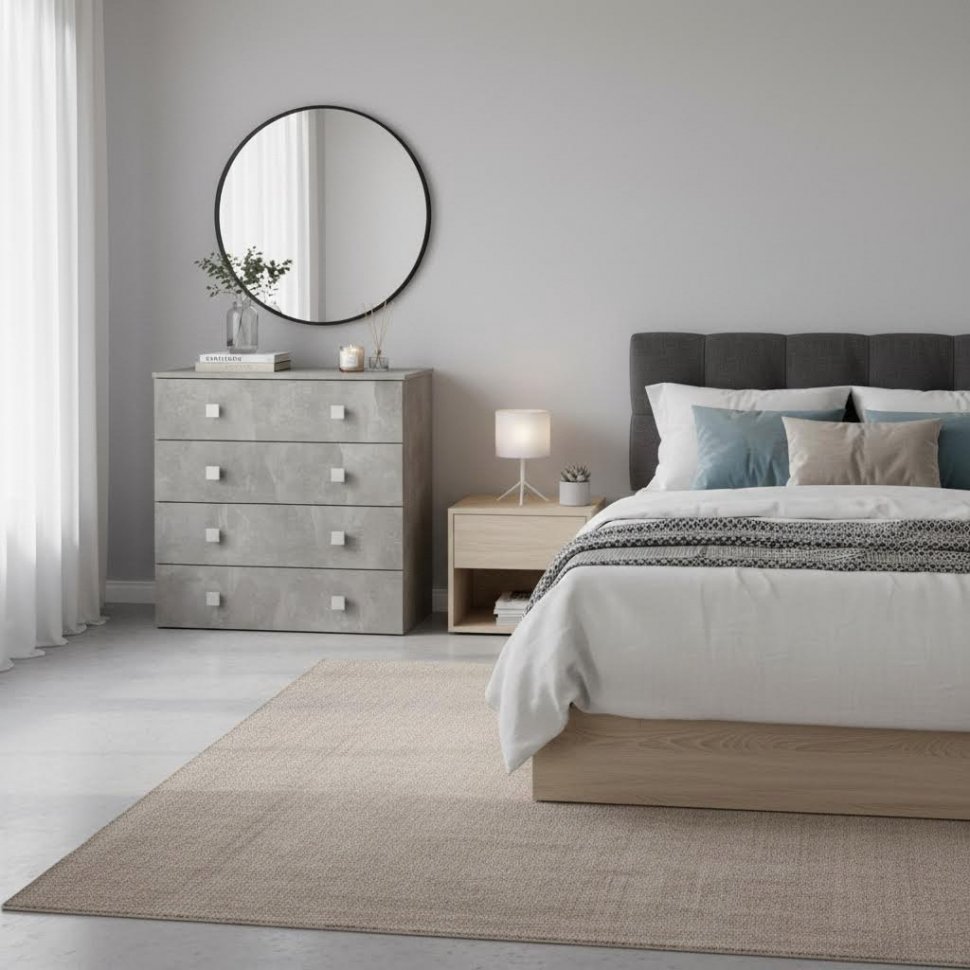 Комод Лофт-4 Бетон ателье