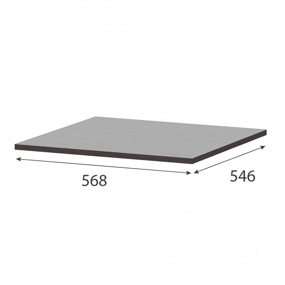 Полка 60 см Берген 6пл1 (Венге)