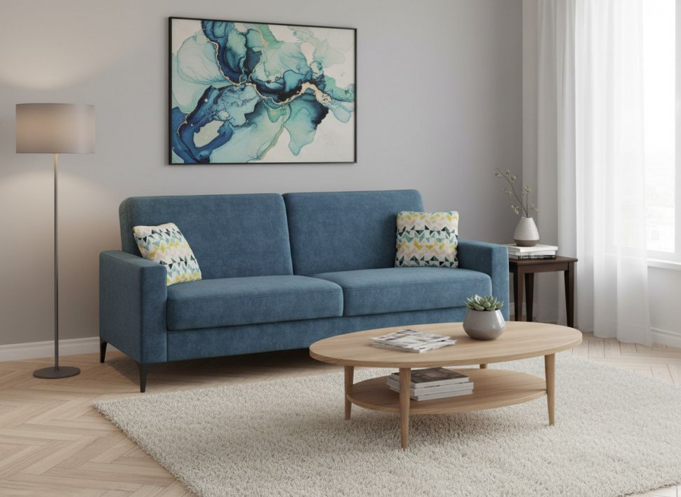 Диван-кровать Алекс 3Т модель 047 Геометрия 69/Вивальди 13