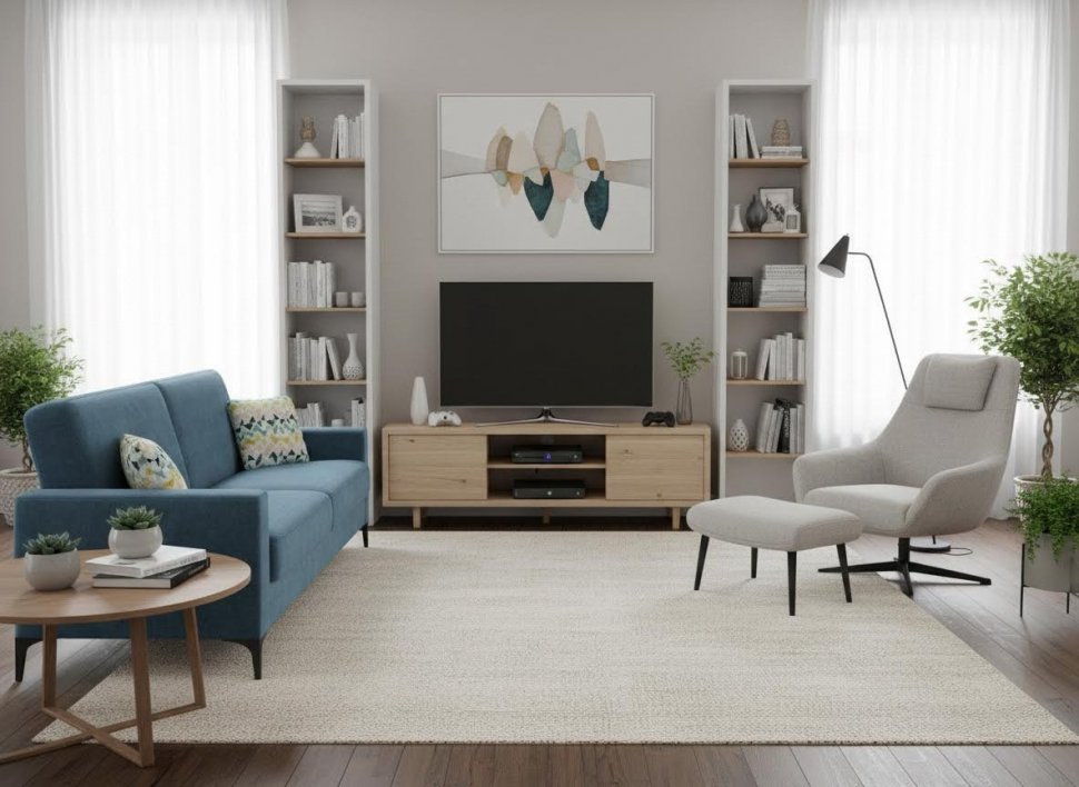 Диван-кровать Алекс 3Т модель 047 Геометрия 69/Вивальди 13