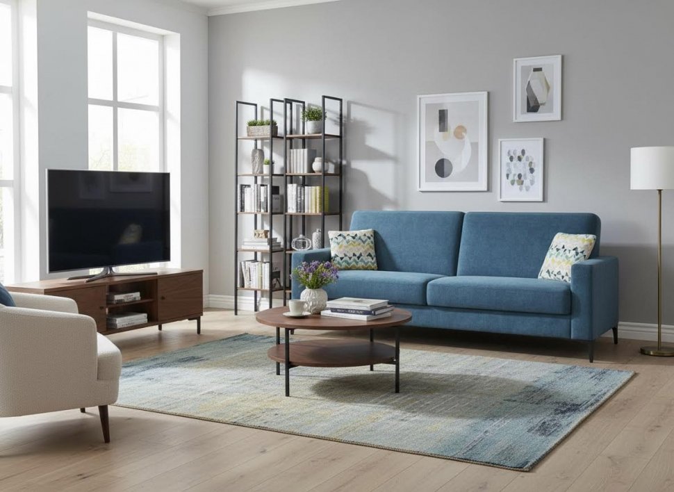 Диван-кровать Алекс 3Т модель 047 Геометрия 69/Вивальди 13