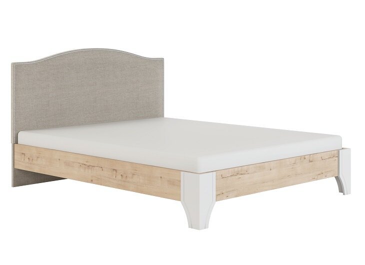 Кровать 160х200 Флоренция МСТ Модуль 11.3 (с мягкой спинкой)